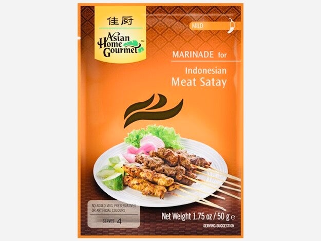 Asian Home Gourmet Indonesian Meat Sate ,50g
