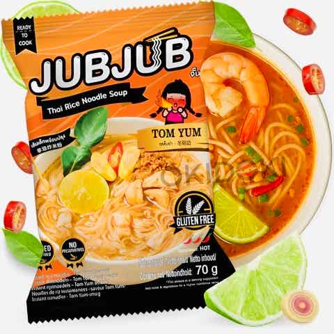 %Jubjub Thai Rice Noodle Soup Tom Yum, 70g