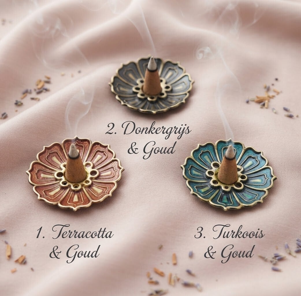 Wierook houder Lotus color