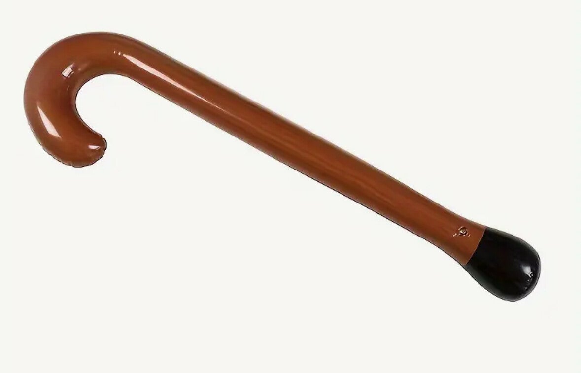 You are old! Opblaas wandelstok