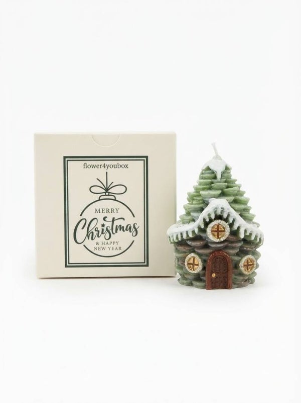 Low Christmas Treehouse Candle