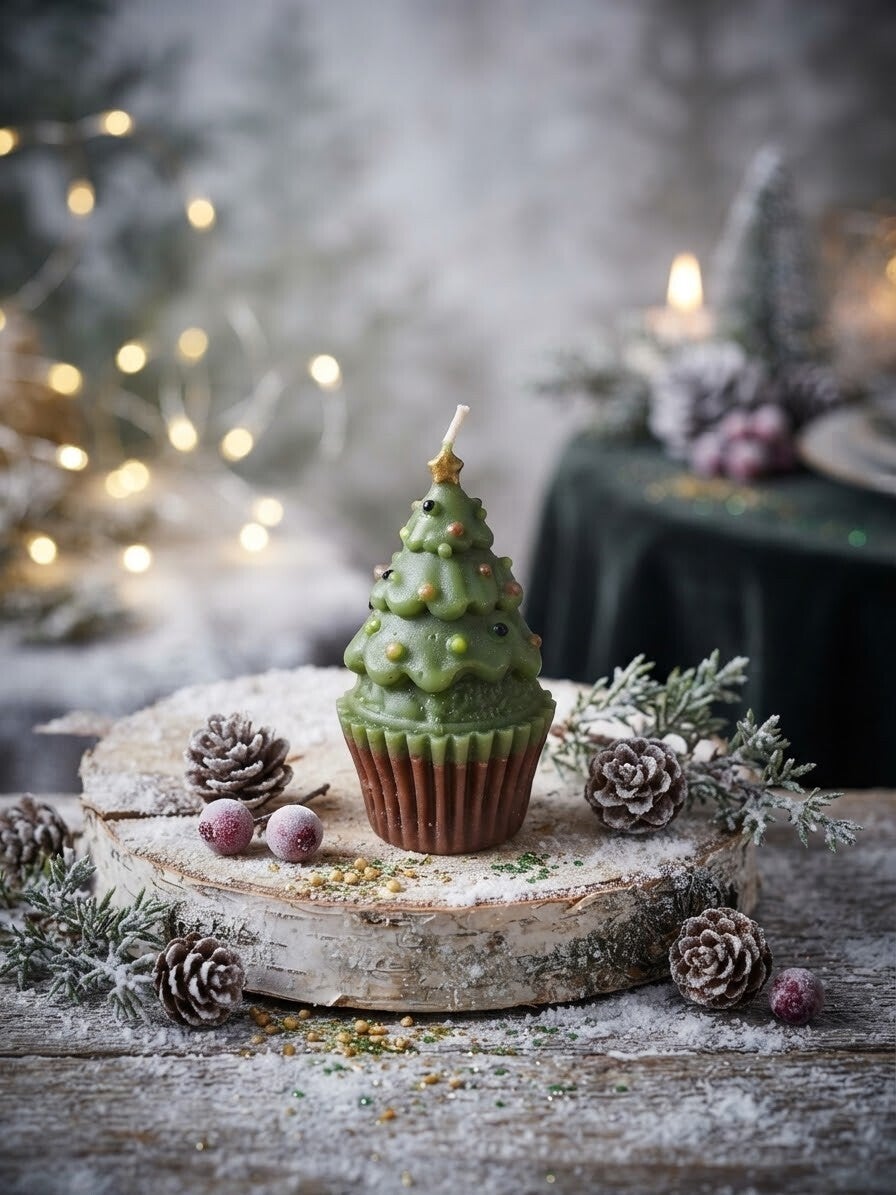 Christmas cupcake