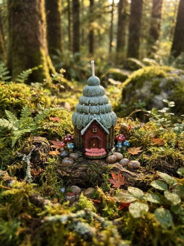 Bubble Christmas Treehouse Candle