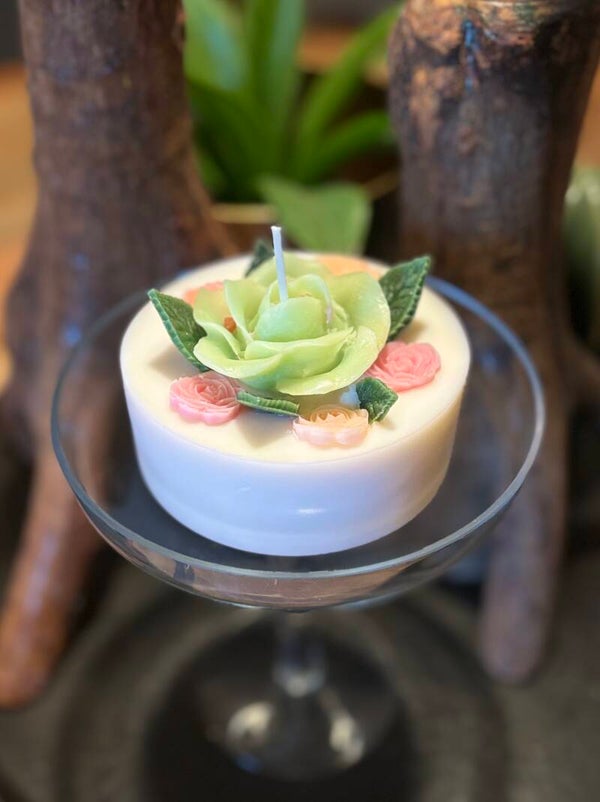 Flower Cake green
