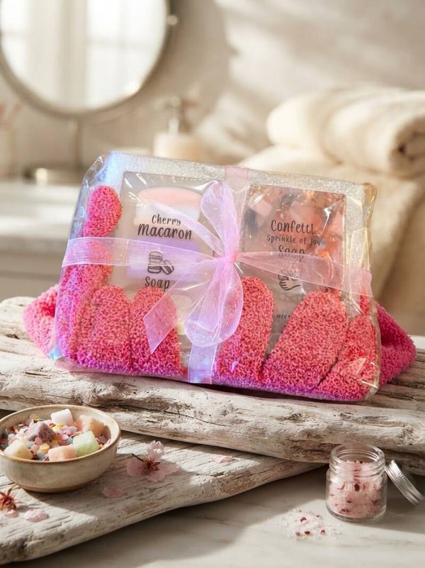 Confetti Macaron soap set