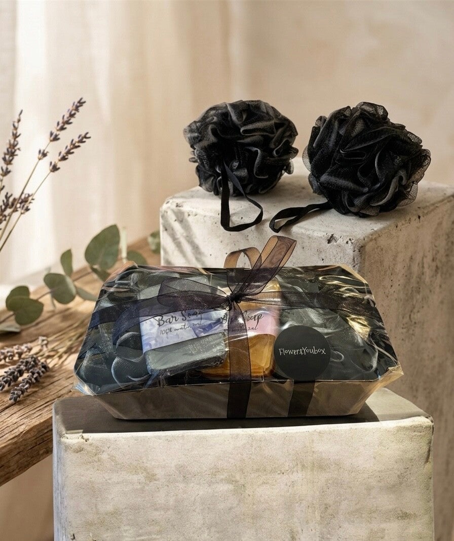 Scrub Soap Set Black