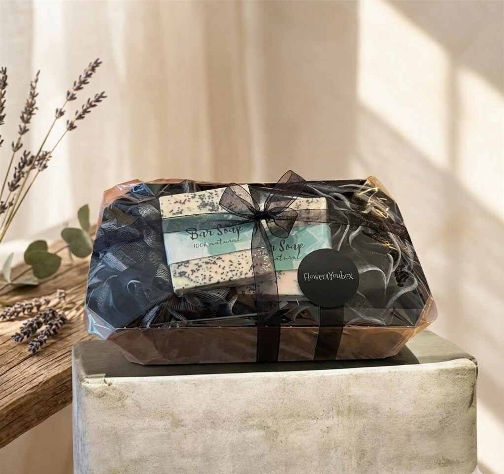 Scrub & Soap set marble
