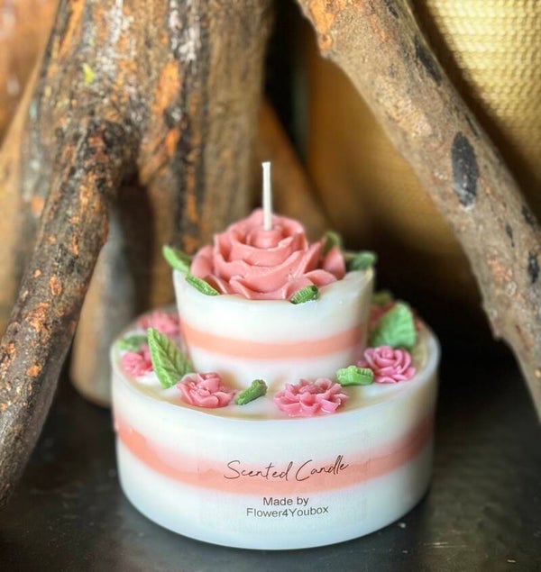 Wedding Cake Candle