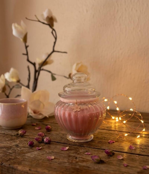 Cameo Candle pink
