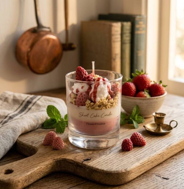 Strawberry Short Cake Candle