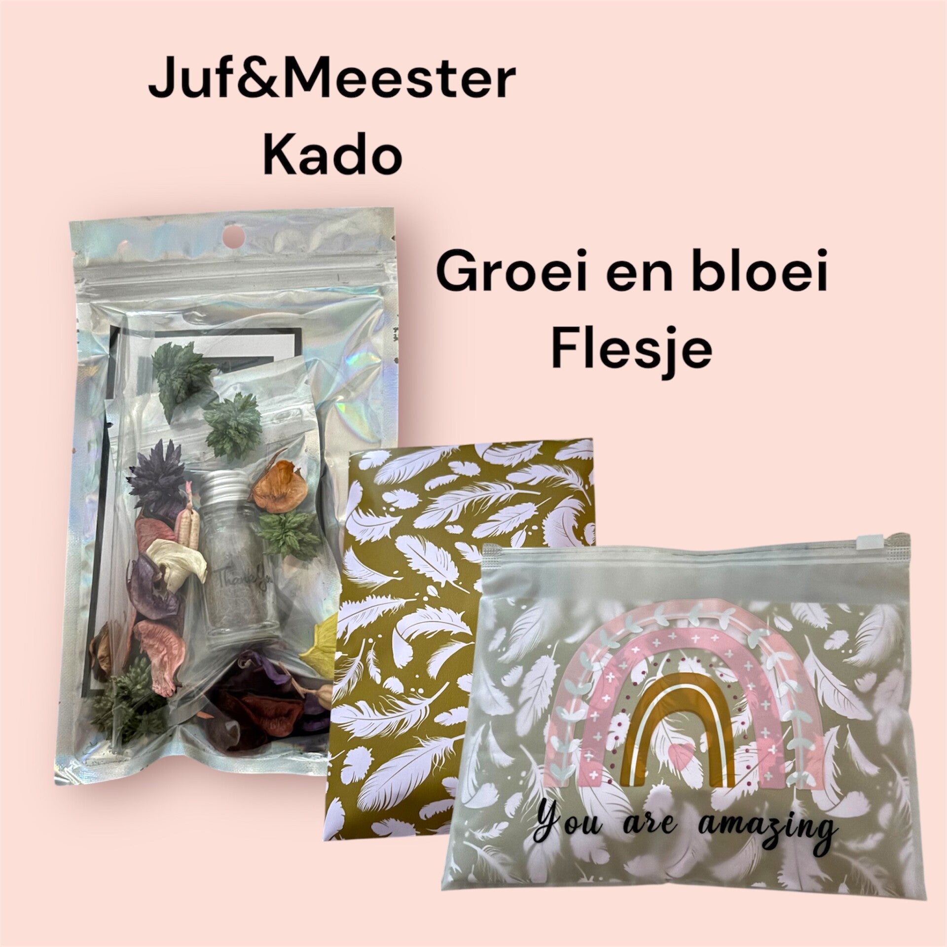 Groei & Bloei juf en Meester kado
