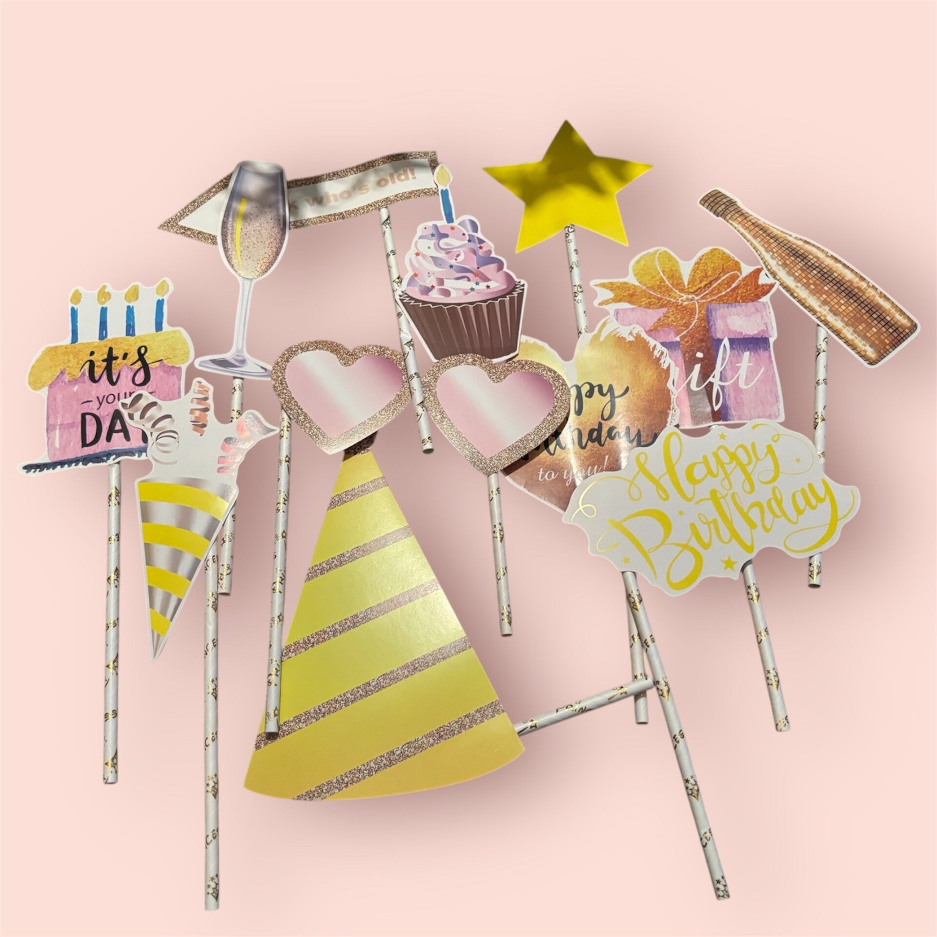Birthday prop set
