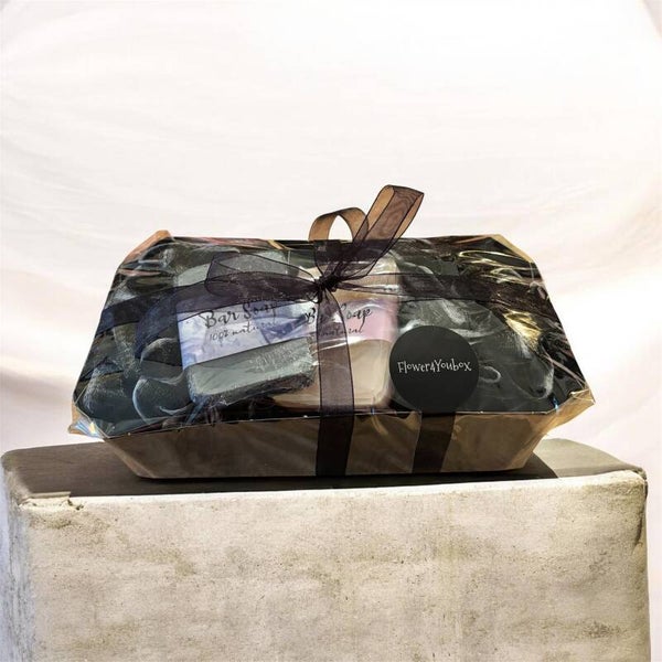 Scrub Soap Set Black