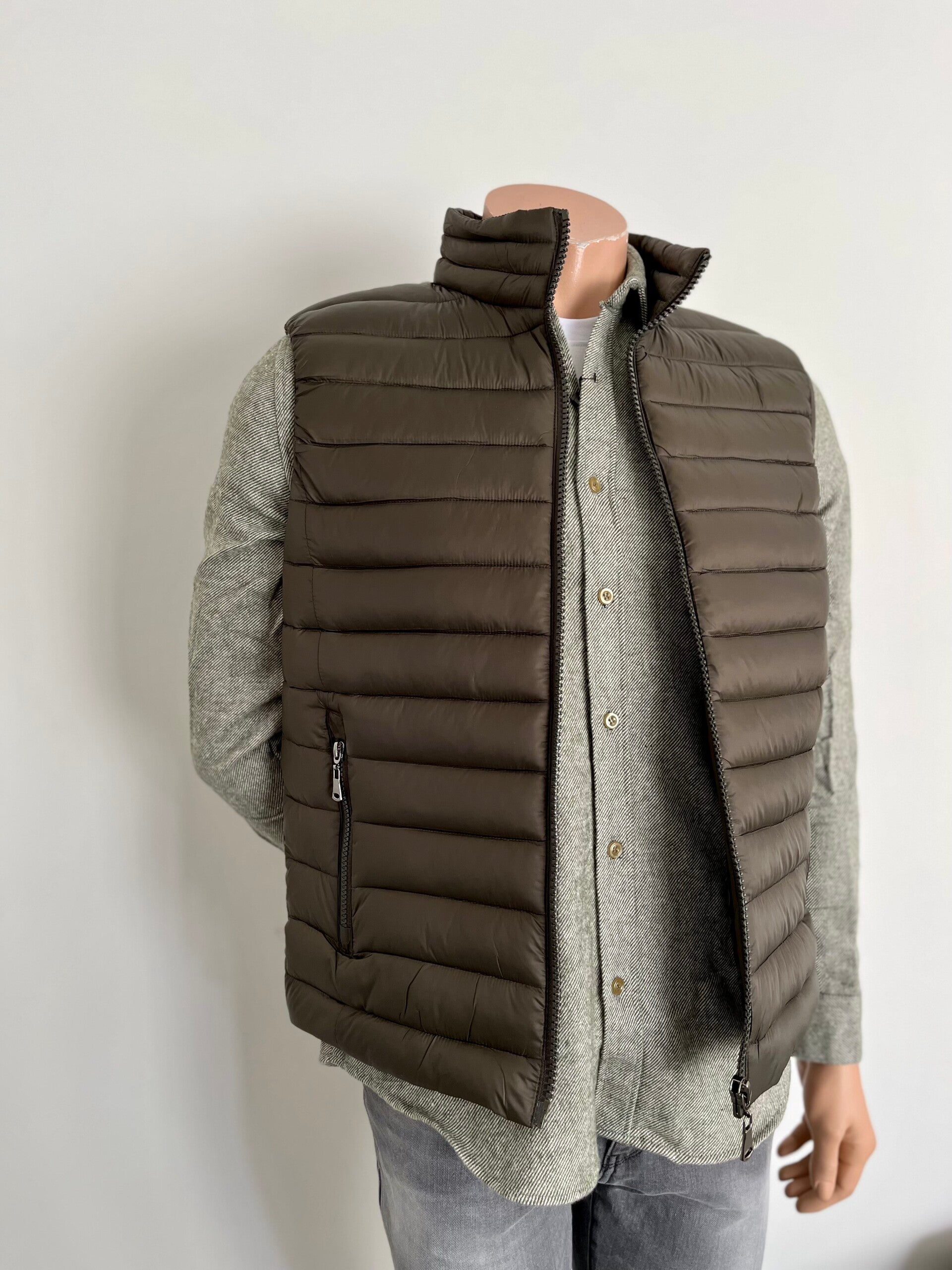 Kaki bodywarmer