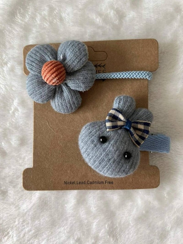 Blauwe haaraccessoires