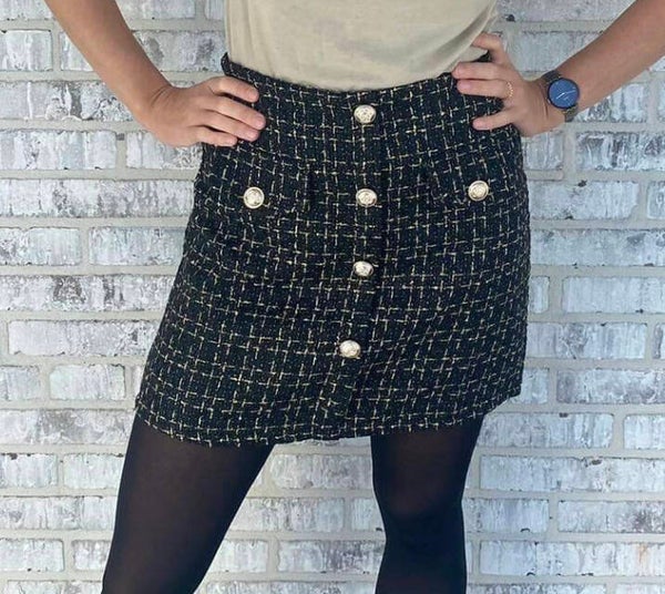 Tweed skirt