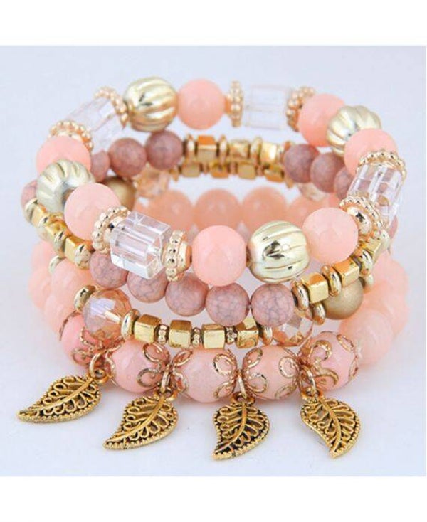 Set armbanden (roze)