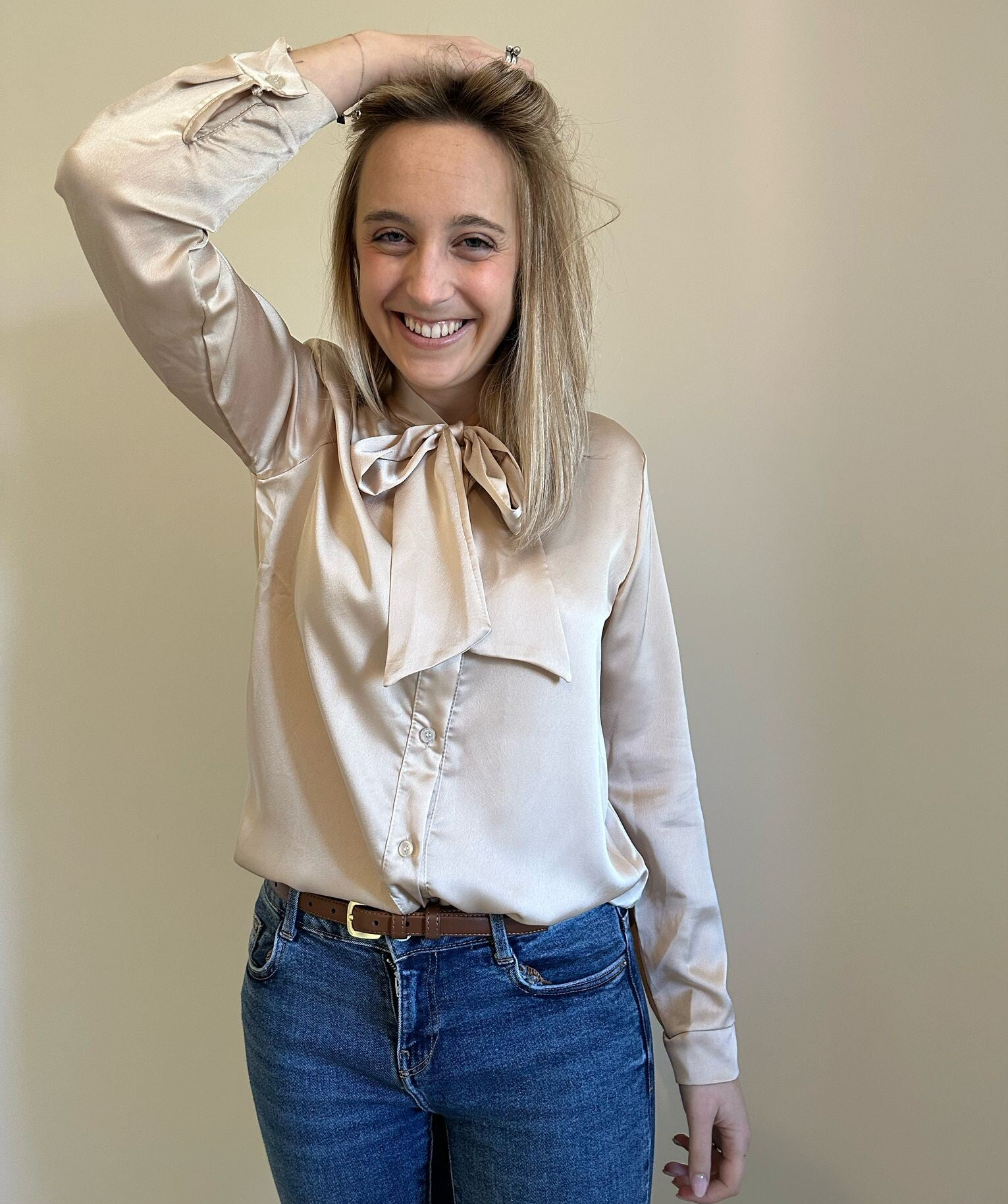 Fleur blouse (champagne)