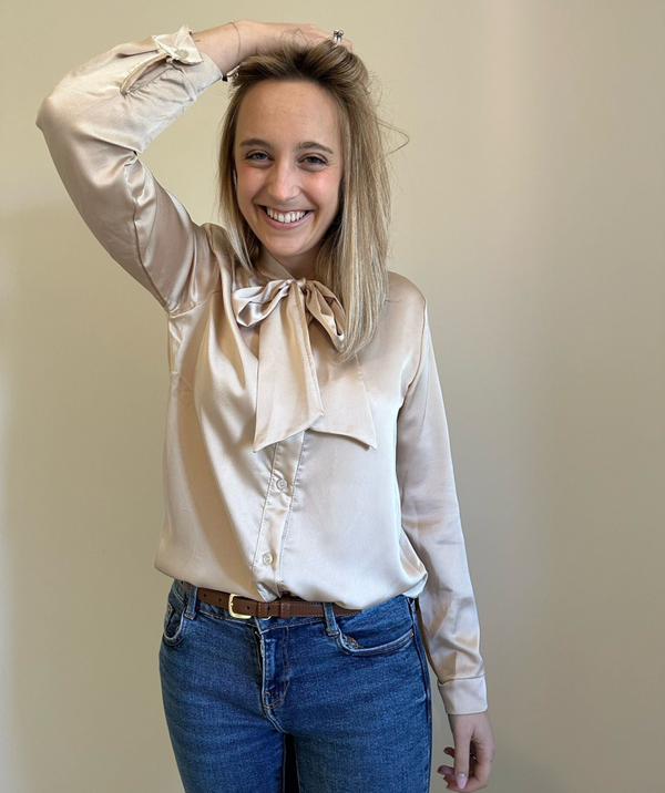 Fleur blouse (champagne)