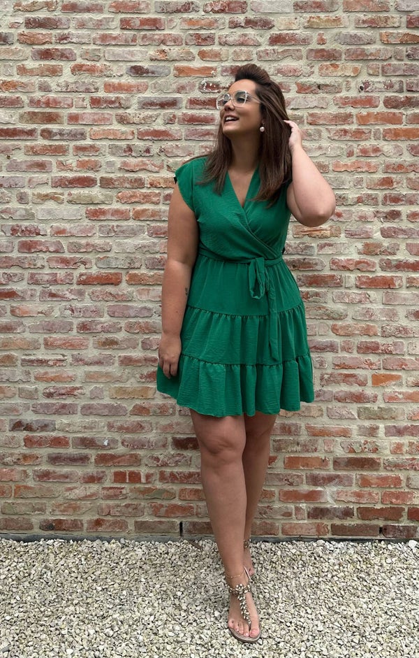 WAVE DRESS - GREEN