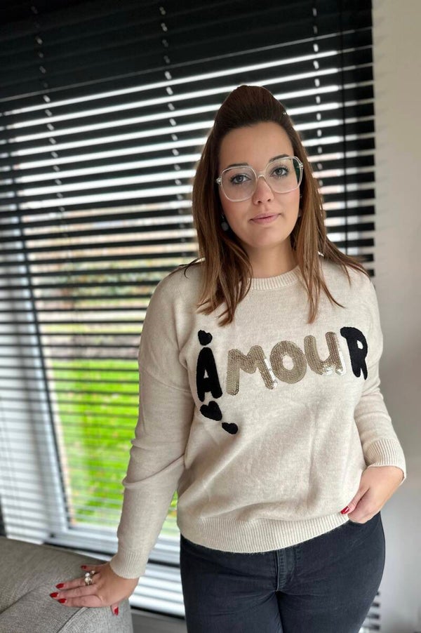 Amour Sweater / BLACK GOLD