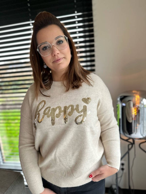 Happy Sweater / GOLD