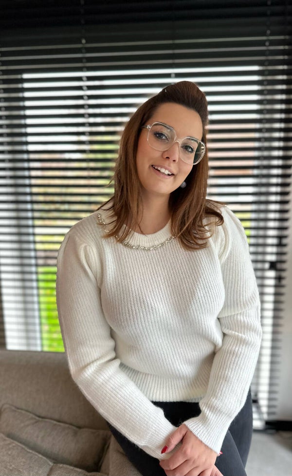 Ella Sweater / WHITE