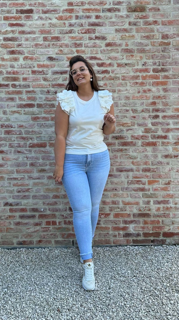 FLOWER T-SHIRT - WHITE