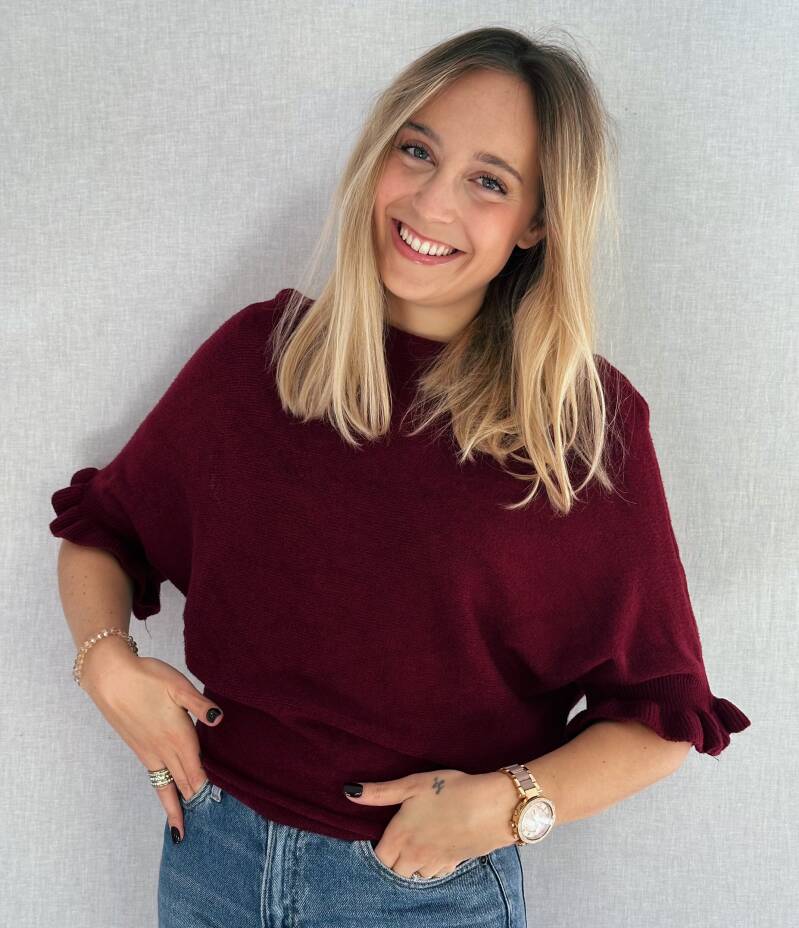 Adeline pull (bordeaux)