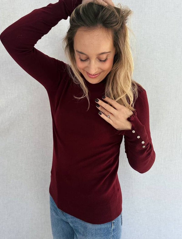 Lumi pull (bordeaux)