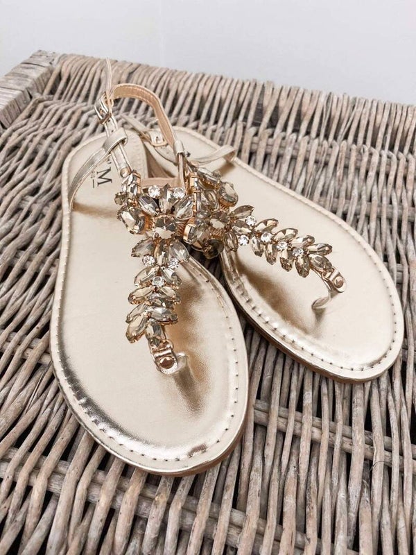 Cheerful Sandalen Goud