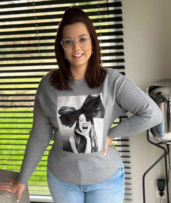 HANNAH BLOUSE / GREY