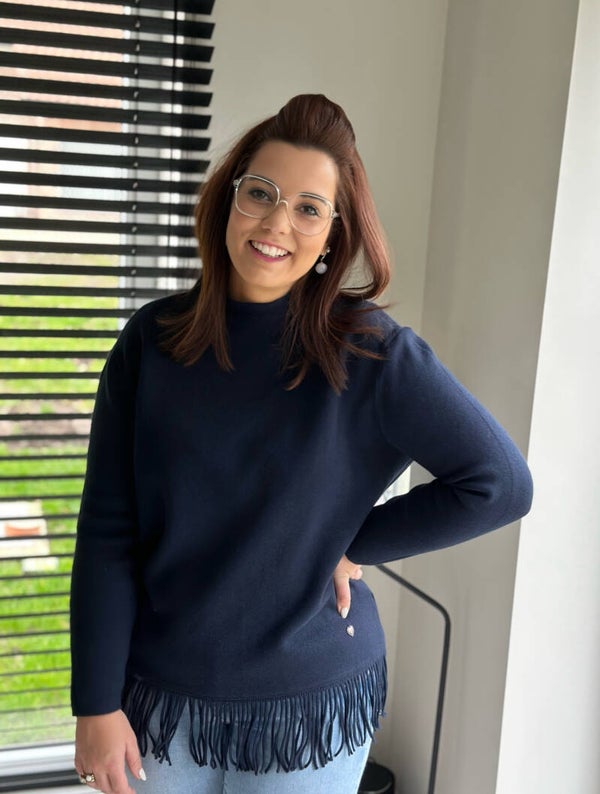 SOFT KNIT SWEATER / BLUE