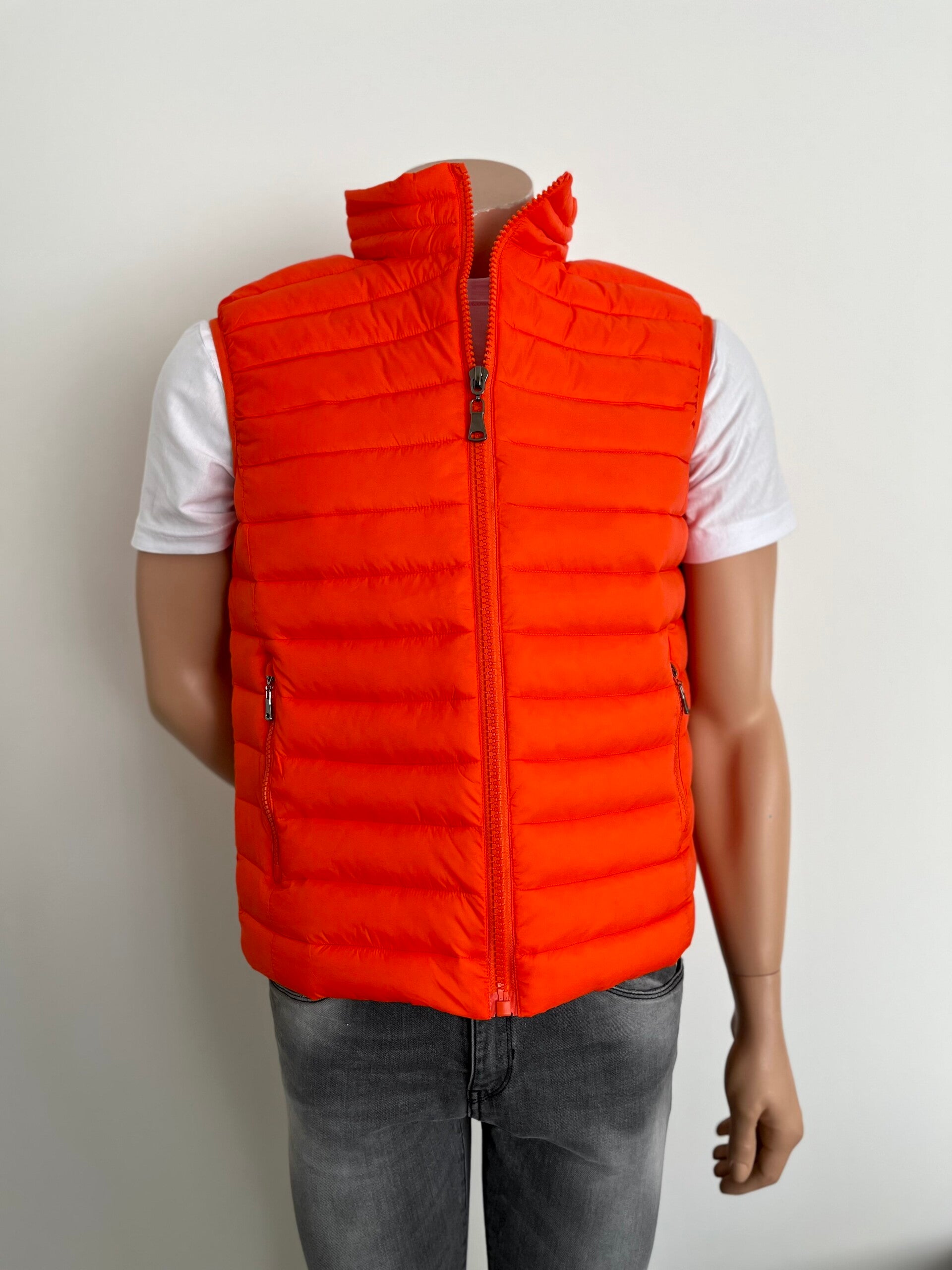 Oranje bodywarmer