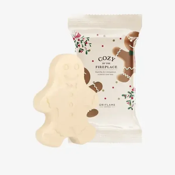 Cozy by the fireplace- Soapbar vanille en kaneel