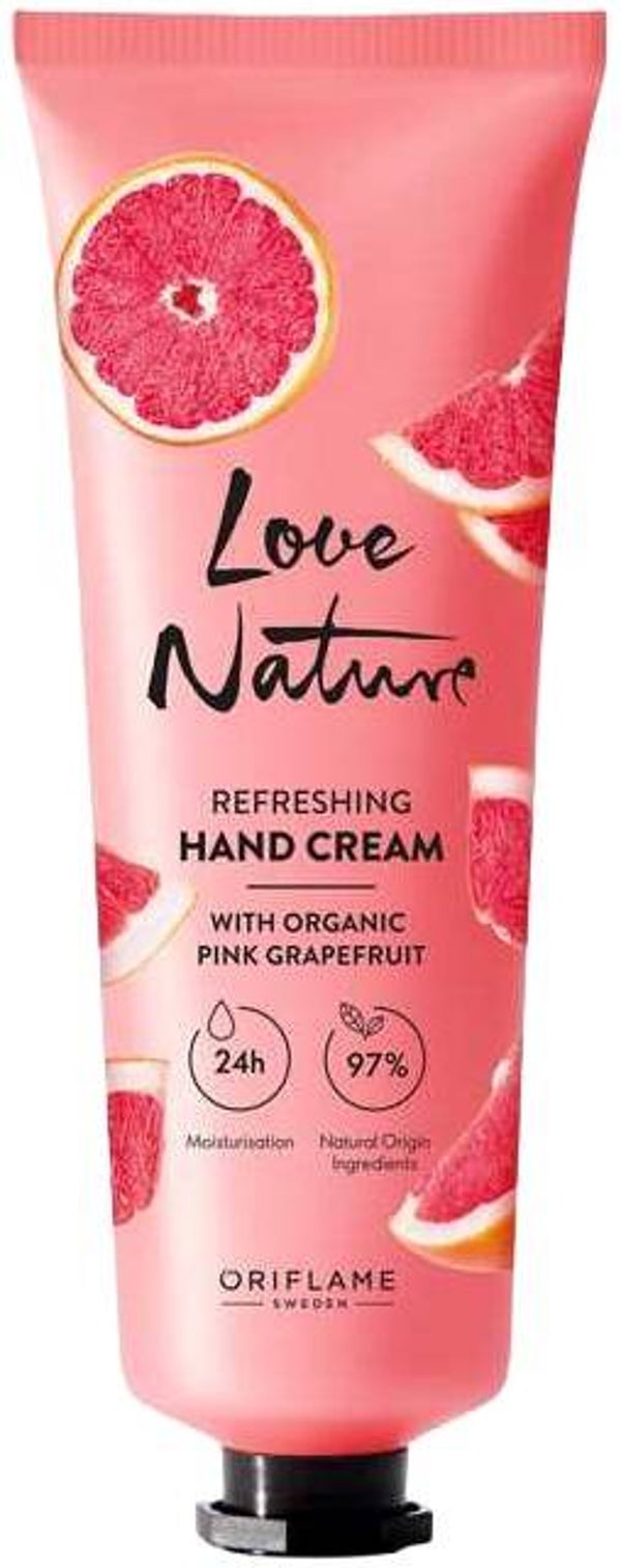 Love Nature Refreshing Hand Cream With Organic Pink Grapefruit