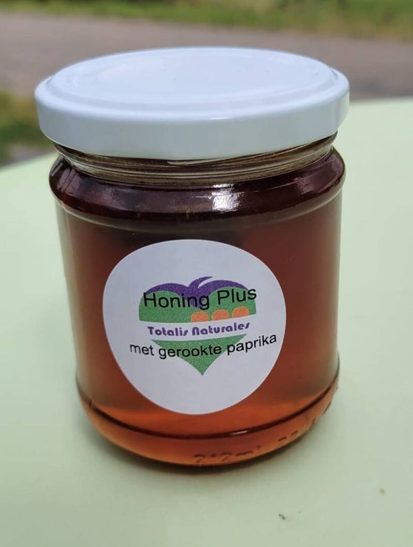 Honing plus gerookte paprika