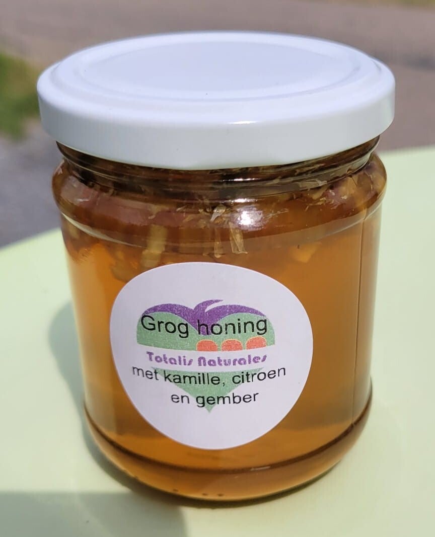 Honing plus kamille, citroen en gember