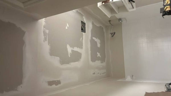 preparation and painting of a new roof