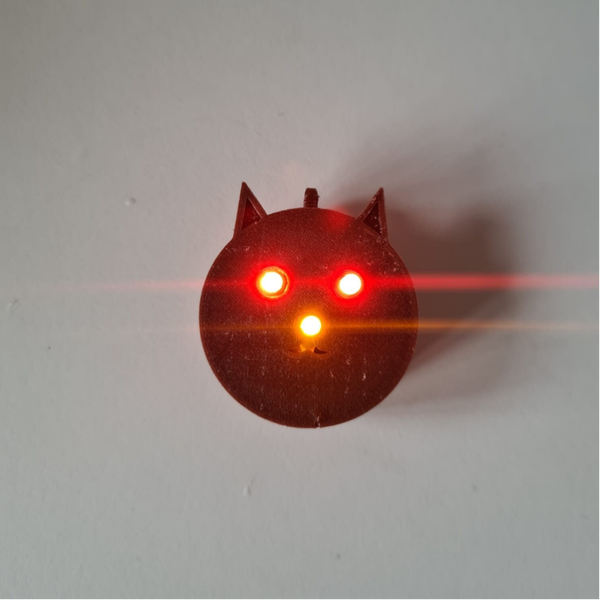 Kattenhanger met led oogjes