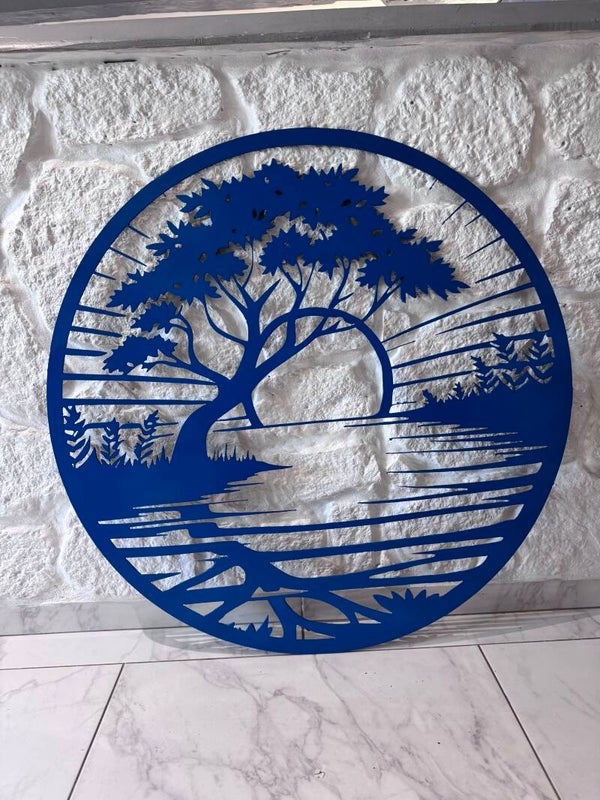 coucher de soleil mural