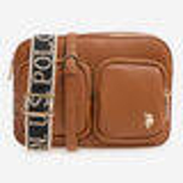 US Polo Assn  Brown Mansion Cross Body Bag
