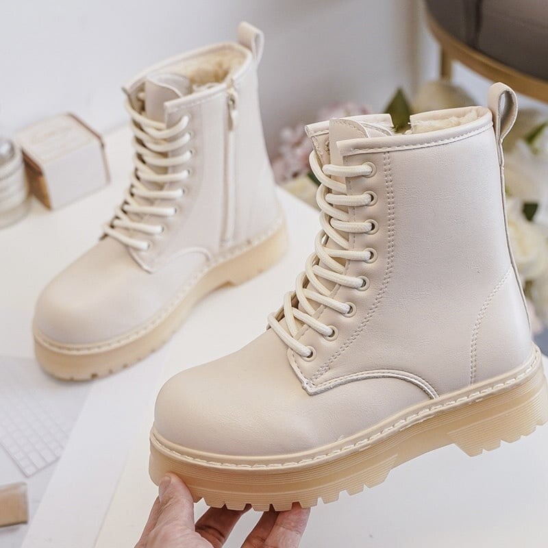 Beige Boots
