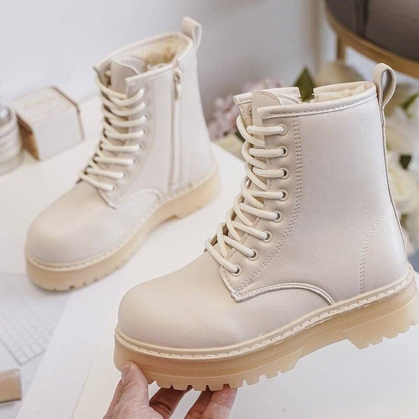 Beige Boots
