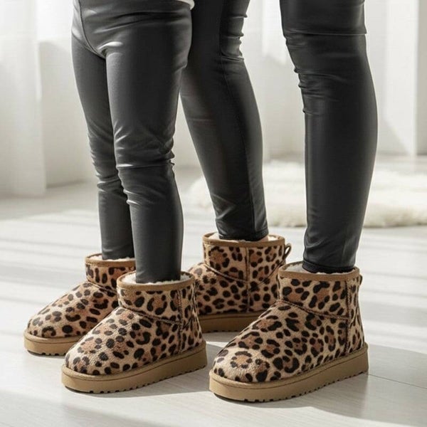 Midi Leopard Boots