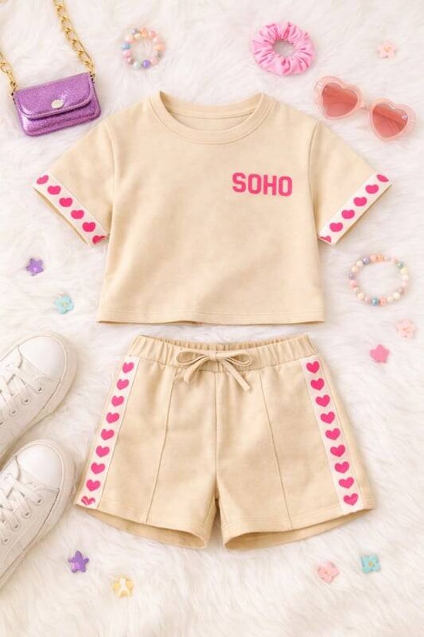 Soho set beige hart