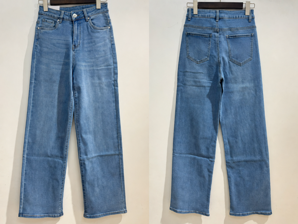 Blauwe goodies jeans