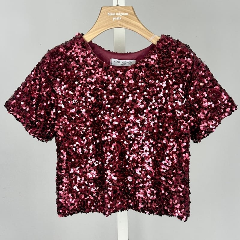 Sparkle shirt - Bordeaux