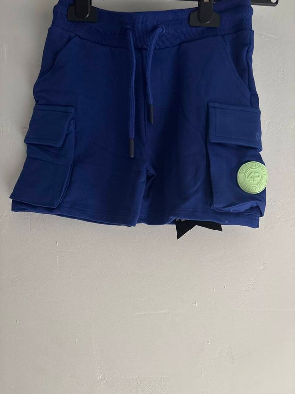 4President blauwe korte broek
