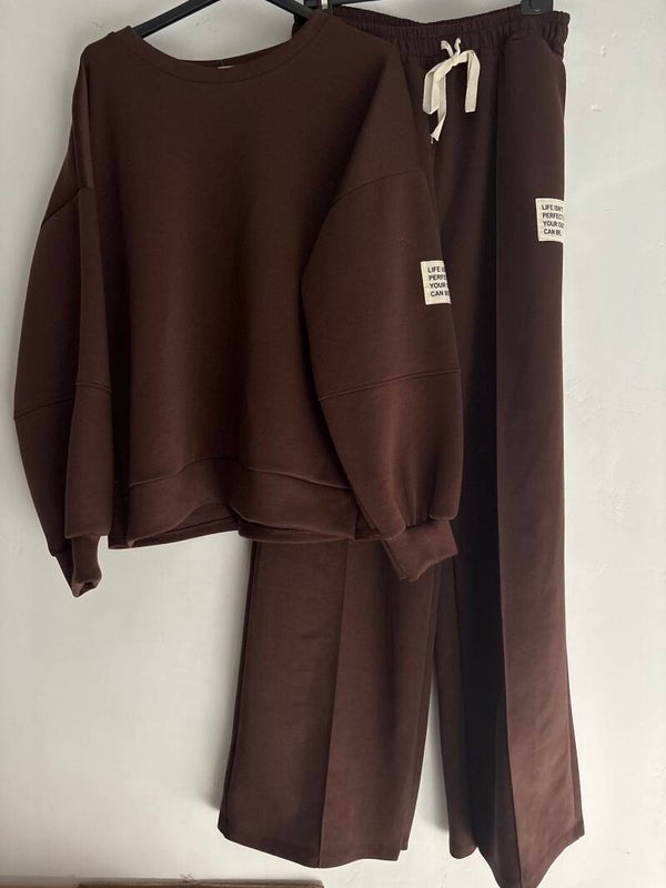 Bruin label huispak